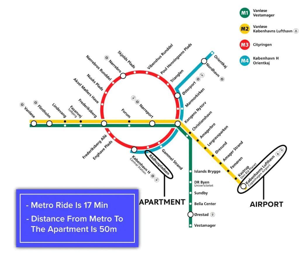 Large Apartment With 4 Bedrooms In 코펜하겐 외부 사진